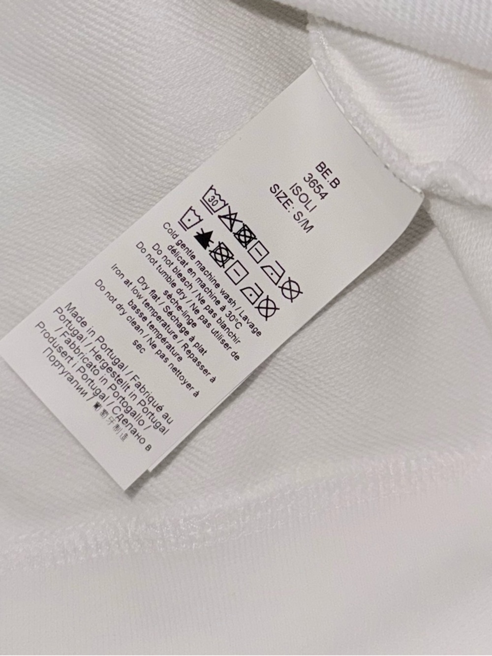 GANNI WHITE ANIMAL PRINT HOODIE IN BRIGHT WHITE - Picture 6 of 11